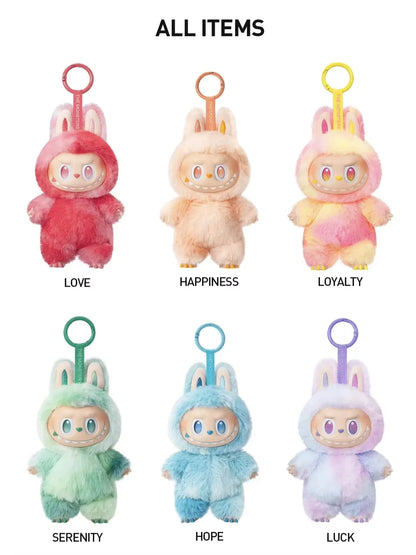 Blind Box For Popmart Labubu The Monsters Macarons Lisa Same Heart Vinyl Base Series Trendy Toy Decorations Birthday Gifts Beauty World Shop
