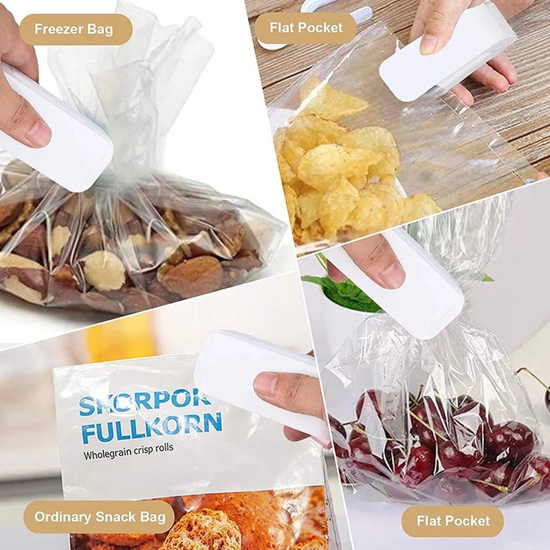 Mini Hea Bag Seal Machine Package Sealer Bags Thermal Plastic Food Bag Beauty World Shop