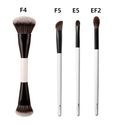 F4 Dual-Ended Foundation Face Brush Double-ended Powder Blush Contour and Eyeshadow Concealer Makeup Brushes Beauty World Shop