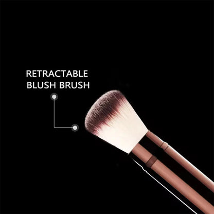 1pc Professional Foundation Brush Set, Beveled Tubular Makeup Brush, Makeup Tools With Soft Fiber For Easy Carrying, Brush For T Beauty World Shop