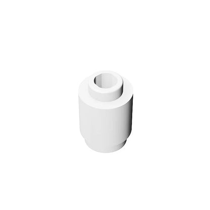 MOC 10PCS 3062 Round 1x1 Building Blocks High-Tech 30068 House Castle Bricks Educational Particle Toys Children Birthday Gifts Beauty World Shop
