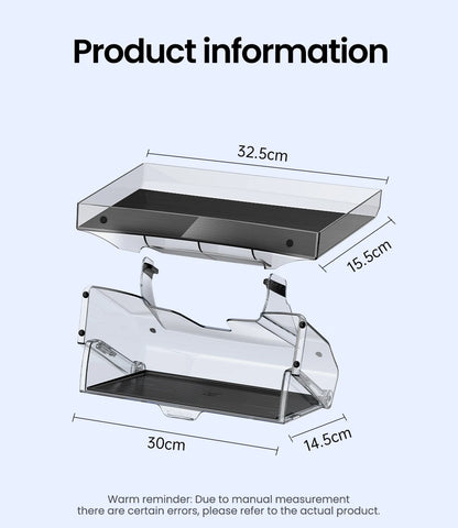 YZ For New Tesla Highland Model 3 Y Juniper Tray Magnetic Under Screen Fold Storage Box ETC Screen Storage Box Accessories Beauty World Shop