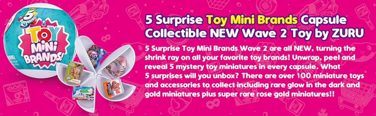 Zuru Mini Brands Toys 5 Surprise Mini Brands Toy Original Supermarket Miniature Toy  Miniature Toys Mystery Blind Box Series 1 Beauty World Shop
