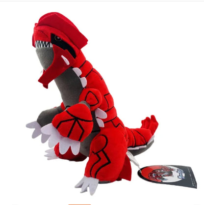 Peluche Mega Rayquaza Plush Toy Groudon Kyogre Mudkip Torchic Treecko Anime Cartoon Stuffed Doll Children Kids Gifts Beauty World Shop