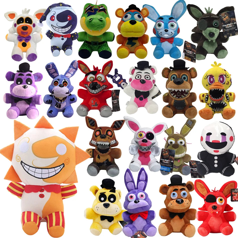 2026 Five Night At Freddy Fnaf Plush Cute Toys Doll Bonnie Bear Foxy Cartoon Stuffed Dolls Freddy Toys For Children Fans Gifts Beauty World Shop