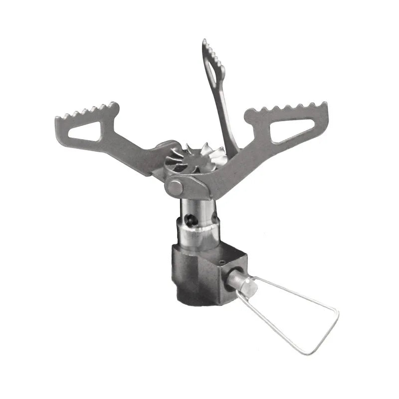 BRS-3000T Titanium Mini Camping Gas Burners 25g One-Piece Pocket Stove Outdooor Hiking Folding Cooking Furnace Portable ﻿ Beauty World Shop