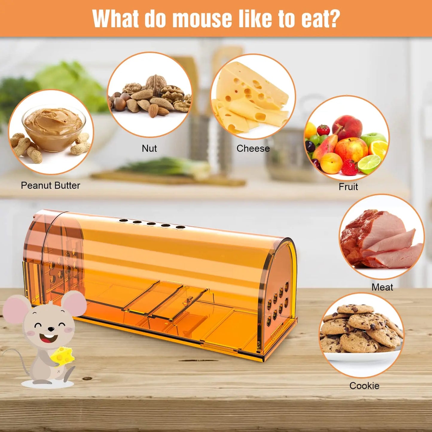 1Pc Mouse Trap Cage No Kill Animal Pet Control Cage Reusable Mice Rodent Catcher Rat Trap Beauty World Shop