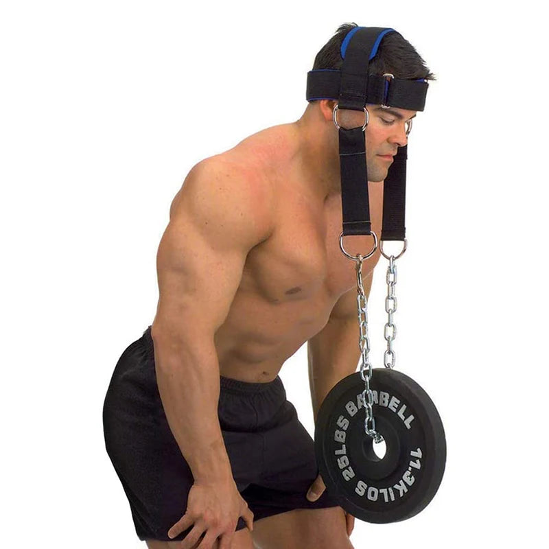 Head Neck Training Head Harness Weight Bearing Cap Body Strengh Adjustable Exercise Strap Neck Muscle Power Training Gym Fitness Beauty World Shop