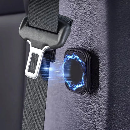 2Pcs Magnetic Car Seat Belt Holder Fixing Clip Pu Leather Seatbelt Limiter Stopper For Safety Belt Clip Prevent Falling Beauty World Shop