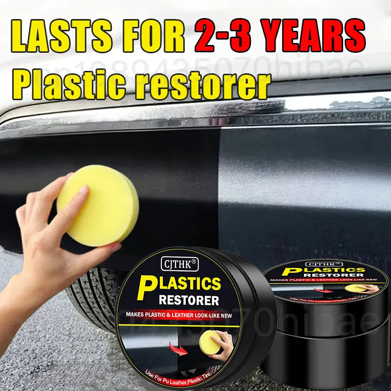 Car Plastic Restorer Back To Black Gloss Car Cleaning Products Plastic Leather Restore Auto Polish And Repair Coating Renovator Beauty World Shop