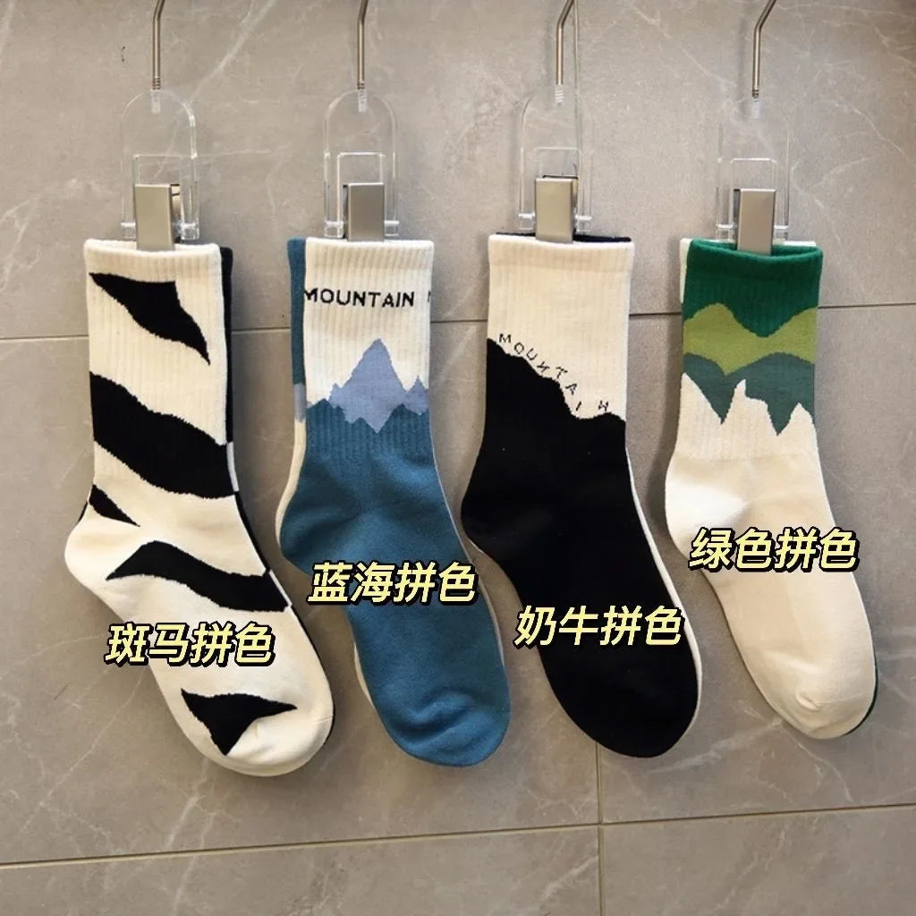 Men's Mid-Calf Cotton Socks 10/5/3 Pairs | Soft Breathable All-Season Crew Socks Solid Color for Daily Work, Sports &Casual Wear Beauty World Shop