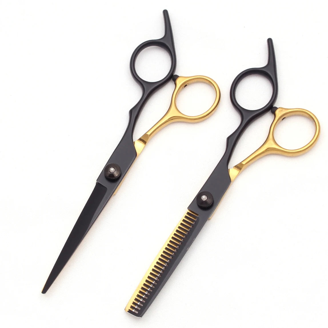 Hairdressing Scissors Japan Stainless Hair Scissors Purple Hair Cutting Scissors Barber Shop Thinning Shears Set Comb C1001 Beauty World Shop