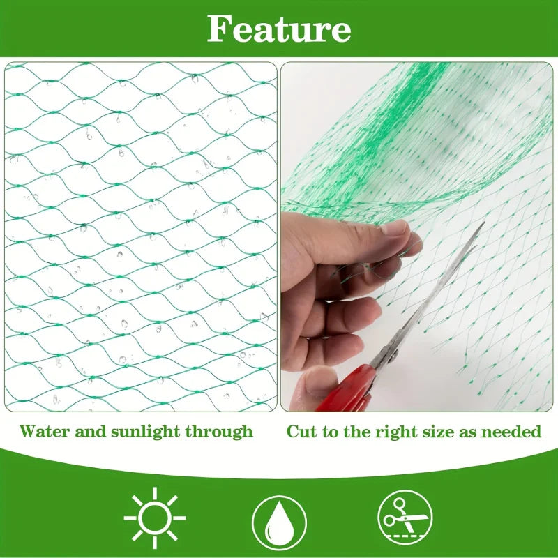 1pc Garden Netting and Bird Protection, for Vegetables Plants Flower And Fruit Trees, Trellis Gird Pest Fencing Net Stops, Beauty World Shop