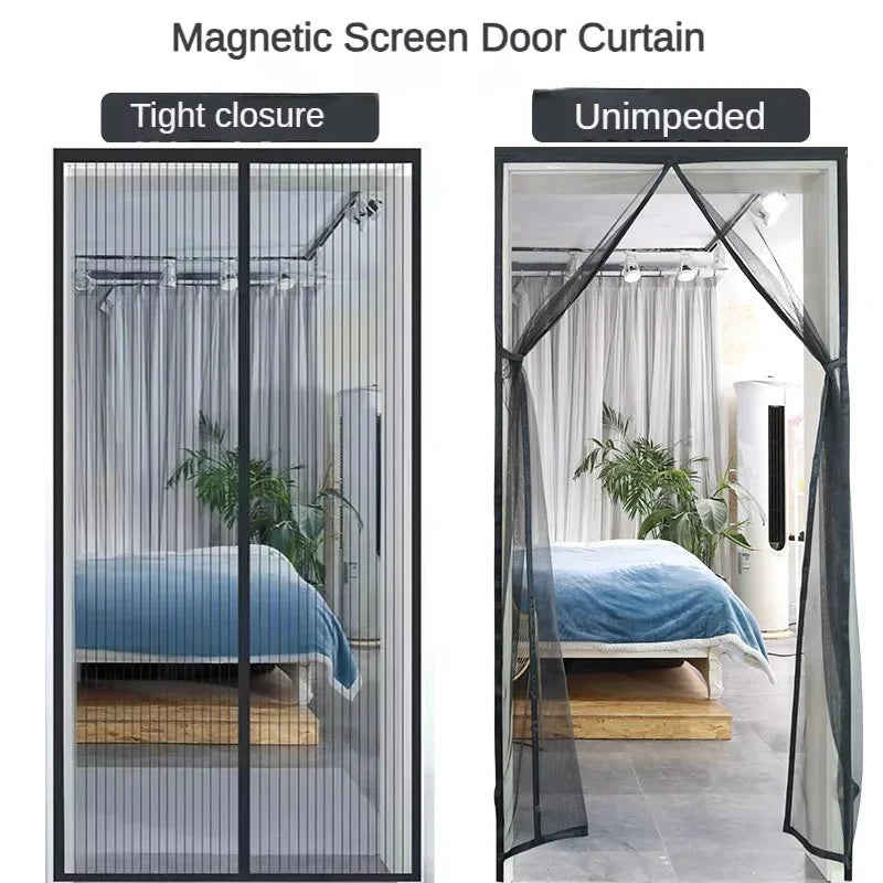 Anti-mosquito Curtain Mosquito Netss for Window Fly Screen Automatic Closing Door Household Ventilation Curtains Magnetic Net Beauty World Shop