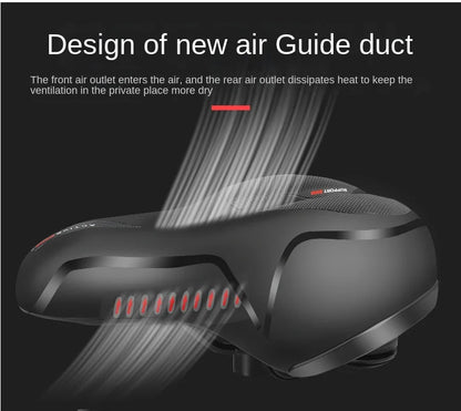 ESLNF Hollow Breathable Bicycle Saddle MTB Road Bike Saddle Shock Absorbing Comfortable Big Butt Bike Seat Bicycle  Accessories Beauty World Shop