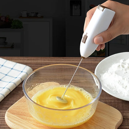 Handheld Electric Egg Beater Mini Battery Powered Milk Frother Coffee Drink Mixer Milk Foamer Kitchen Tools Beauty World Shop
