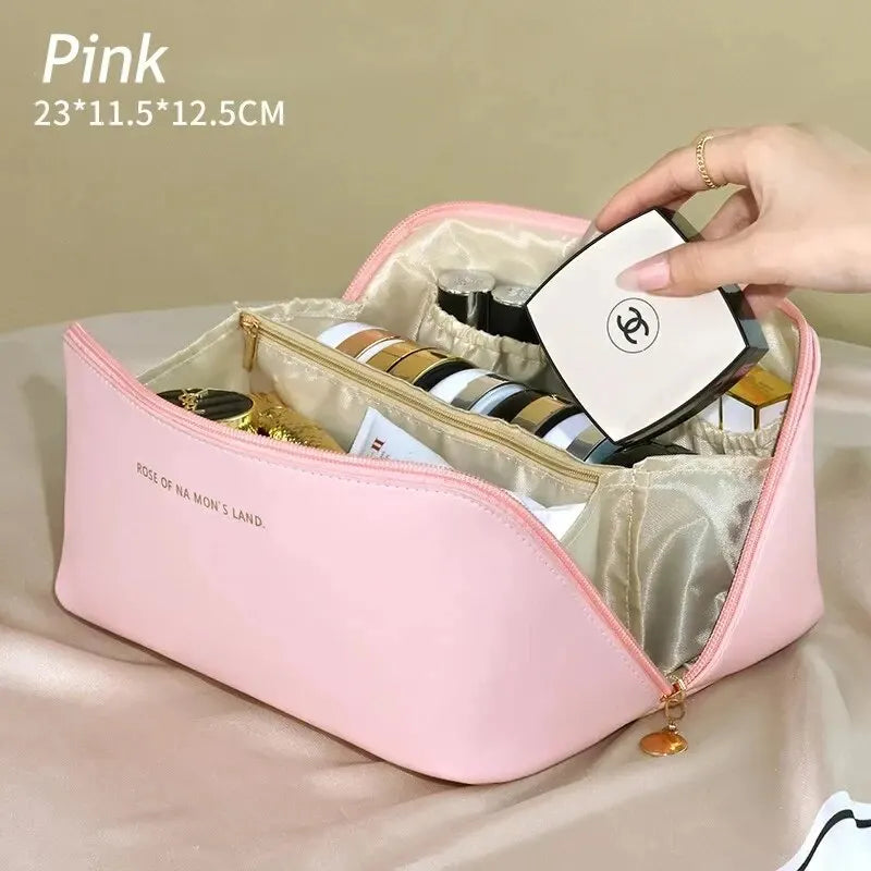 1/2Pcs Cosmetics Storage Kit Large Capacity Travel Toiletry Bag Makeup Bag Ins Advanced Sense Portable Cosmetic Storage Bag Beauty World Shop