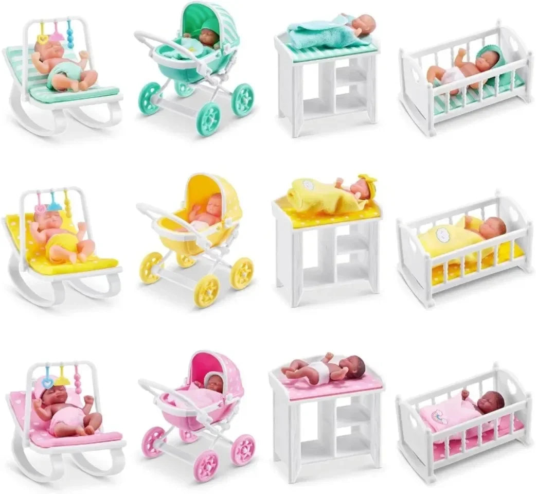 Zuru 5 Surprise Mini Brands Toys My Mini Baby Surprise Doll Cute Gift Miniature Toy Decoration Birthday Gift for Kids Toys Beauty World Shop