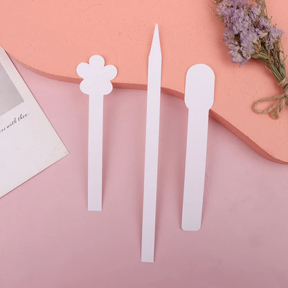 100pcs/lot Round Head Testing Aromatherapy Fragrance Perfume Essential Oils Test Tester Paper Strips Flower Shape Beauty World Shop