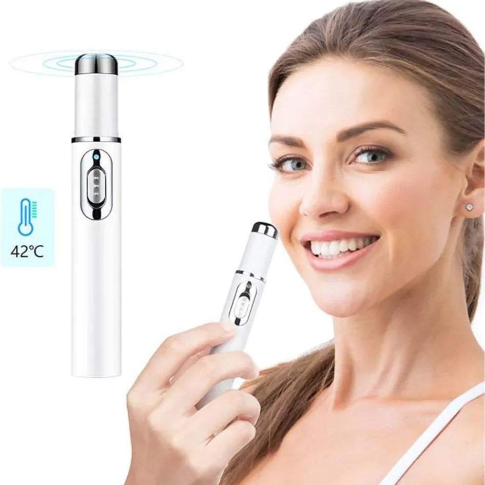 Blue Light Therapy Acne Laser Pen,LED Face Light Therapy For Scar Wrinkle Removal Treatment Device,Skin Care Beauty Appliances Beauty World Shop
