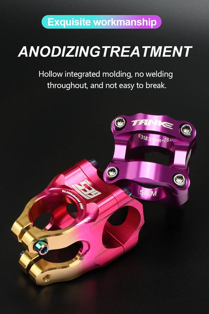 TANKE MTB Power Stem Road Bike Mountain Bicycle Bridge Short Power 35mm Rod Handlebar Table Adjustable Stem Riser 31.8 Cycling Beauty World Shop