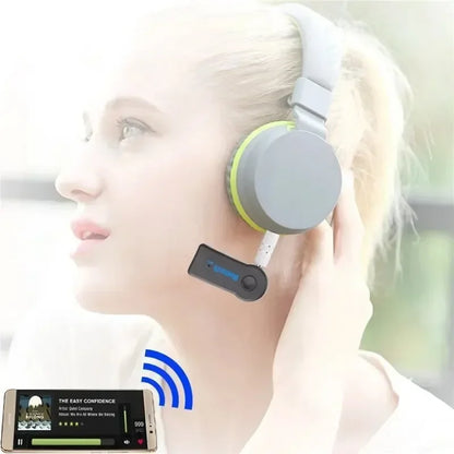 Wireless Bluetooth AUX Car Bluetooth 5.0 Receiver,3.5mm Socket Adapter,Audio Converter Mobile Phone Hands-Free Stereo Beauty Fashion