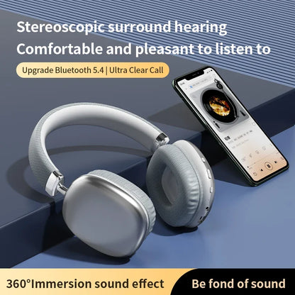 2025 NEW Air Max Bluetooth Earphone Over ear Wireless Headset stereo surround gaming Headphone For Apple Iphone Xiaomi Phone Beauty World Shop