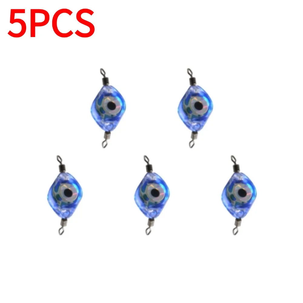 Fishing Lure Light Eye Shape Fishing Lure Light LED Waterproof Sensing Deep Drop for Seawater Freshwater for Underwater Beauty World Shop