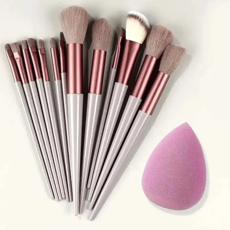 Makeup Brush Set Soft Fluffy Professiona Cosmetic Foundation Powder Eyeshadow Kabuki Blending Make Up Brush Beauty Tool Makeup Beauty World Shop