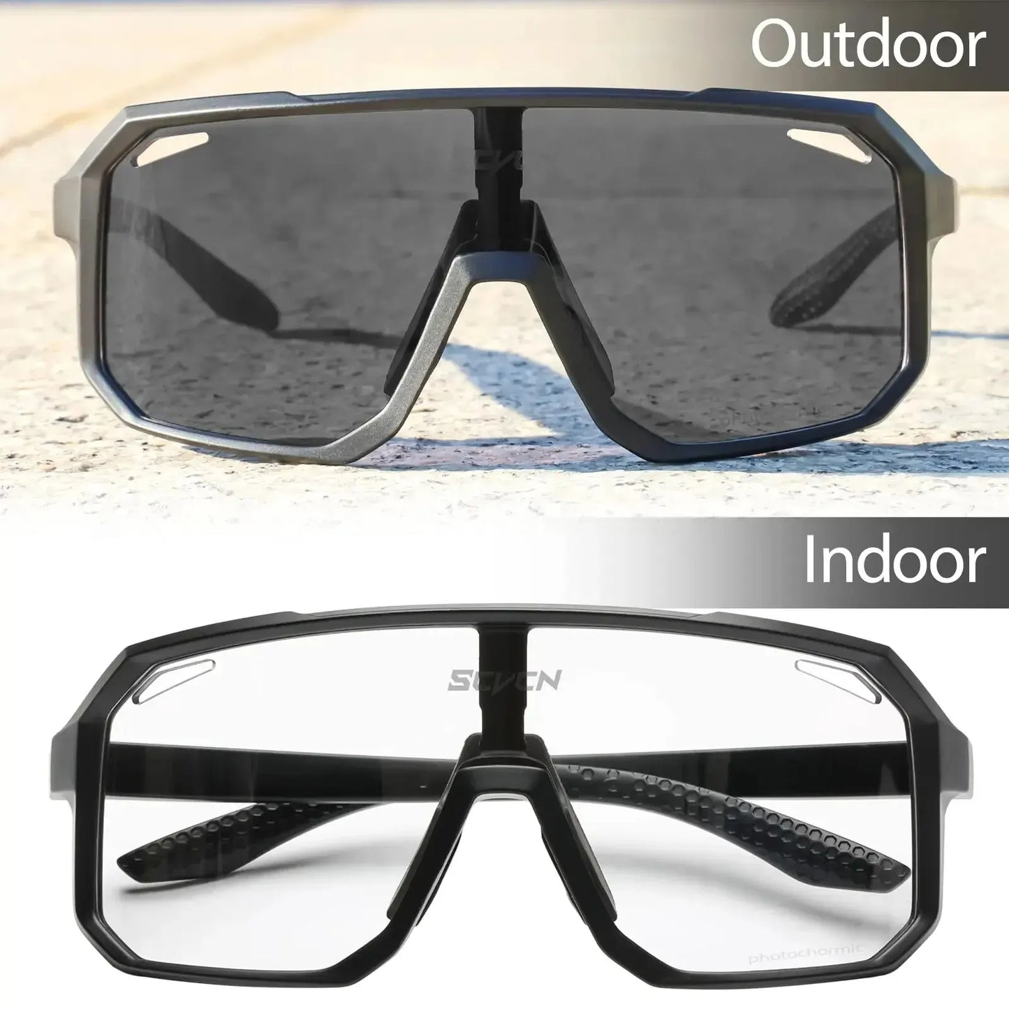 Cycling Glasses Photochromic Sunglasses Men Women Mountain Bike Road Eyewear New Bicycle Riding Outdoor Sports Hiking Goggles Beauty World Shop