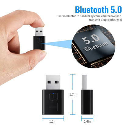 Bluetooth 5 0 Receiver Wireless Music Audio Adapter 3.5mm Jack Mini Bluetooth Audio Receiver For Laptops Stereo Radio Car Music Beauty World Shop