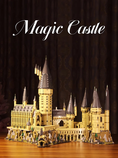 New Magic Hogwarts Castle Micro Building  Blocks Street View Architecture Creative MOC Model Kit  Kids Christmas Birthday Gifts Beauty World Shop