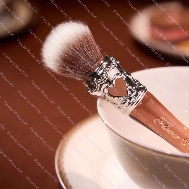 Flower Knows The Sweetie Bear Rounded Blush Brush  Loose Powder makeup Brushes Beauty World Shop