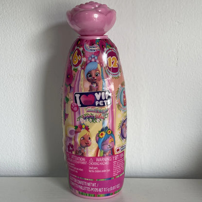 I Love Vip Pets Hairdressing Doll Pet Dog Poodle Surprise Mystery Blind Box Mousse Bottle Braided Hair Female Girls Kid Toy Gift Beauty World Shop