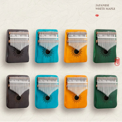 Hluru Kalimba 17 21 Key Kalimba Finger Piano Solid Maple Wood Kalimba Thumb Piano Keyboard Musical Instrument Mbira for Beginner Beauty World Shop