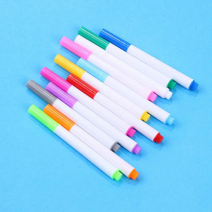 Liquid Chalk Erasable Pen 3-100Pcs White Marker for Glass Windows Blackboard Chalkboard Whiteboard Marker Drawing Chalk Pens Beauty World Shop