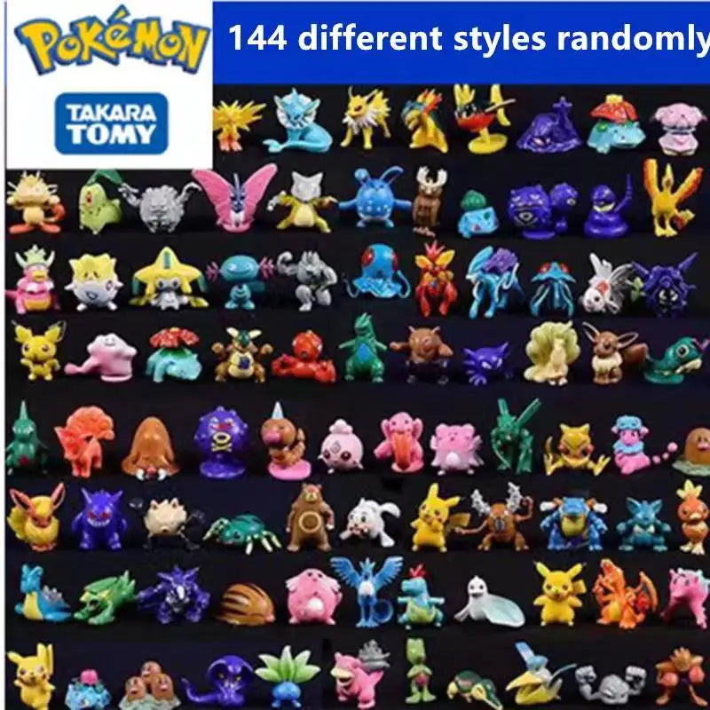 1-144 PCS Gift Box Christmas Gift Action Figure Toys Genuine  Anime Figure Toys For Children Beauty World Shop