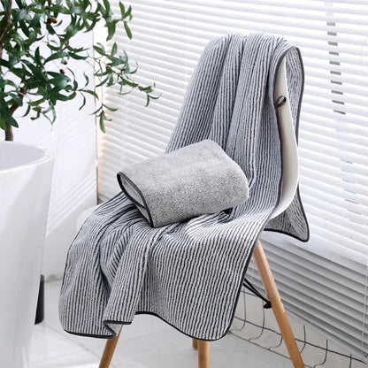 1PCS Thickened Bath Towels for The Body Microfiber Towel for Gym Sports Shower Robe for Spa Beath Home Beauty World Shop