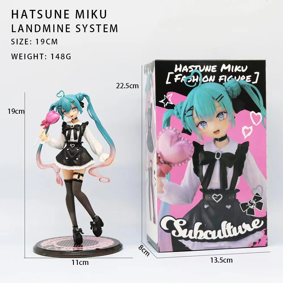 Hot Kawaii Girl Hatsune Miku Anime Figure Fashion Subclture Miku Action Figure Christmas Gift PVC Collection Model Doll Toys Beauty World Shop