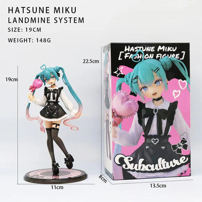 Hot Kawaii Girl Hatsune Miku Anime Figure Fashion Subclture Miku Action Figure Christmas Gift PVC Collection Model Doll Toys Beauty World Shop