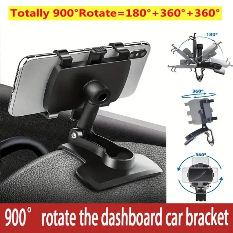 2025 New Universal 360° Rotation Car Phone Holder Stand Dashboard Car Clip Mount GPS Bracket Car Mobile Phone Support in Car Beauty World Shop