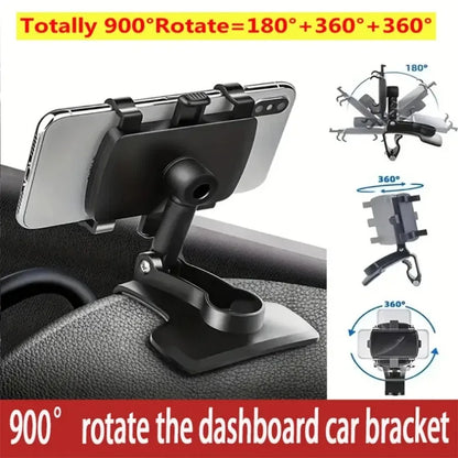 2025 New Universal 360° Rotation Car Phone Holder Stand Dashboard Car Clip Mount GPS Bracket Car Mobile Phone Support in Car Beauty World Shop