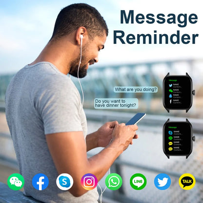 LAXASFIT H9 and H6 Smartwatch Dial to Answer Calls Calorie Tracking Heart Rate Blood Oxygen Monitoring Bluetooth Smart Watch Beauty World Shop