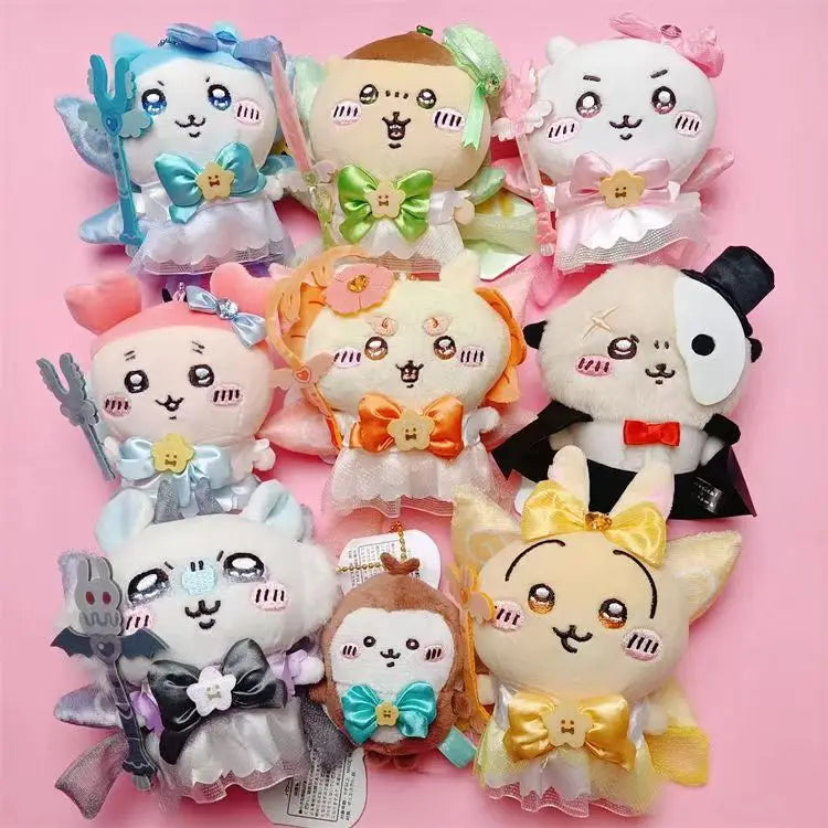 Japanese New Chiikawa Super Magical Girl Plush Doll Self-deprecating Bear Series Hachiware Usagi Momoka Plush Toy Girl Gift Beauty World Shop