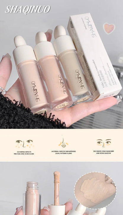 SHAQINUO Flawless Hydrating Concealer - Brightens Dark Circles & Smooths Tear Troughs | Long-lasting Formula, Non-cakey Finish Beauty Trend Shop