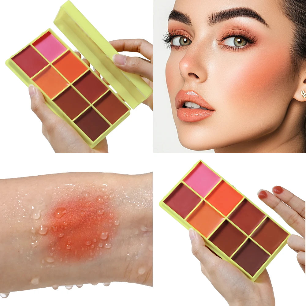 Curve Case Cream Eyebrow Cream Blush Highlighter Palette Matte Shimmer Finishes Shadow Tones Long-Lasting Cosmetics Beauty World Shop