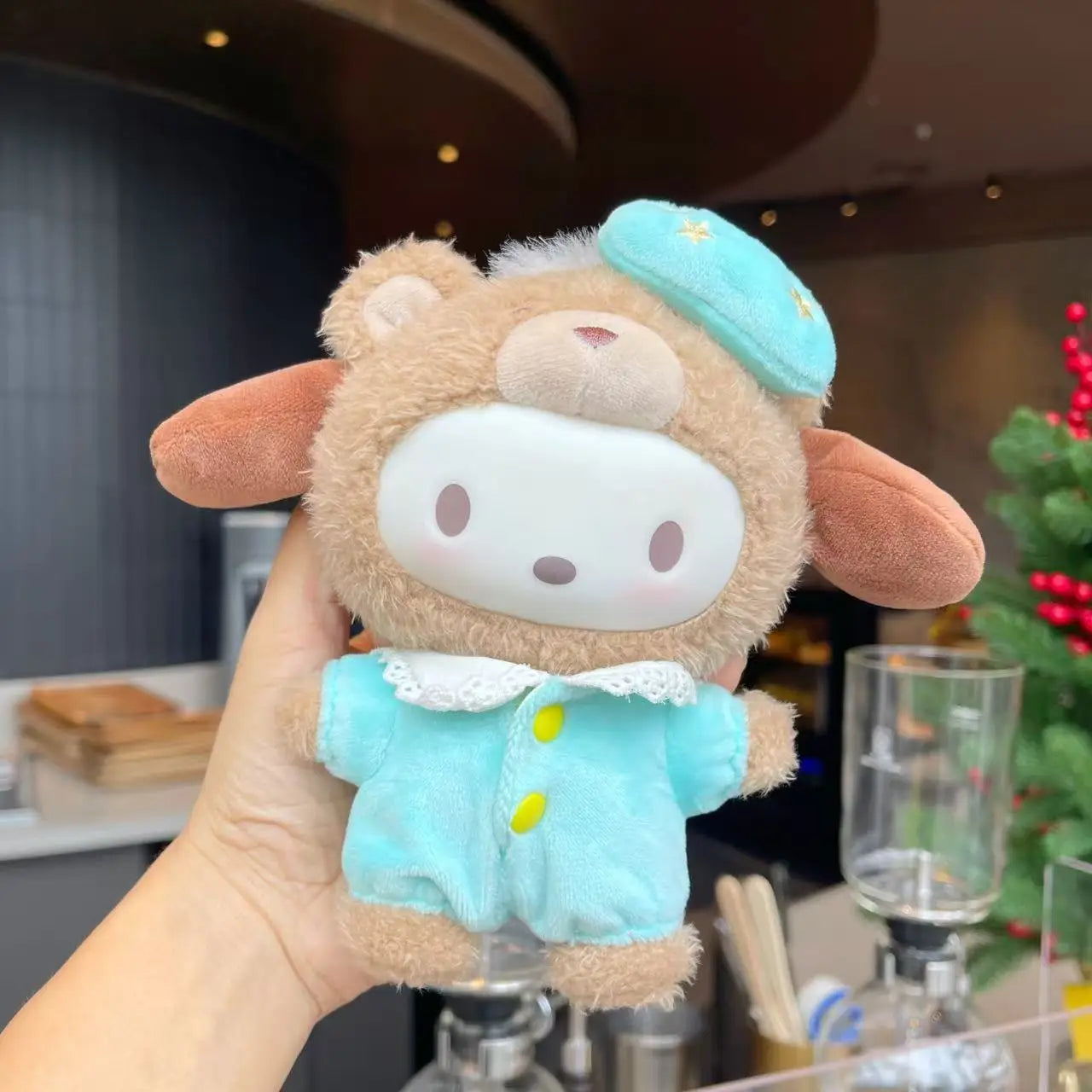 Latte Baby Family Mysterious Blind Box Hello Kitty Kuromi Cute Vinyl Doll Backpack Pendant Decoration Keychain Birthday Toy Gift Beauty World Shop