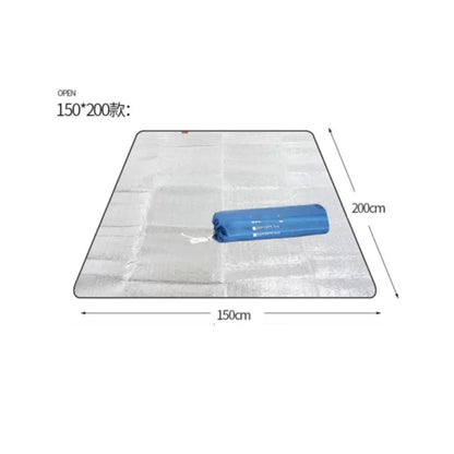 Waterproof Mat Double-sided Aluminum Film Moisture-Proof Mat Portable Picnic Mat Outdoor Tent Camping Beach Moisture-Proof Mat Beauty World Shop