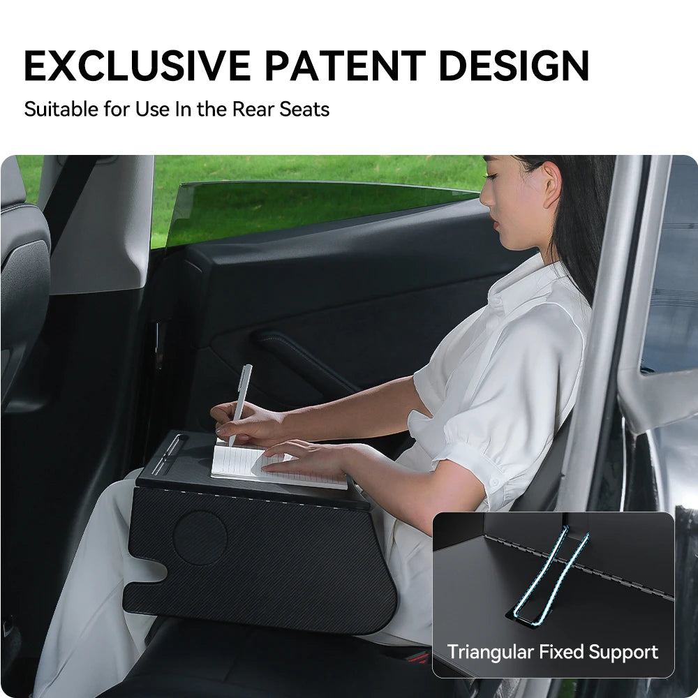 YZ For Tesla Model 3 Highlan Modle Y X S 2018-2026  Steering Wheel Laptop Tray Travel Desk Portable Office Table Car Accessories Beauty World Shop