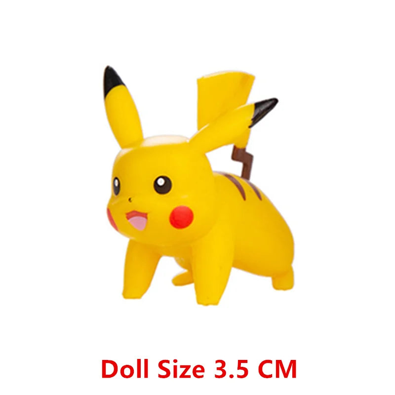 Pokemon Anime Figure Pikachu Eevee Charizard Mewtwo Cartoons Figure Collection Model Pocket Monster Action Toys Kids Birthday Gi Beauty World Shop